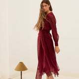 BLUSA MEGAN BURDEOS