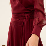 BLUSA MEGAN BURDEOS