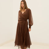 BLUSA MEGAN CHOCOLATE