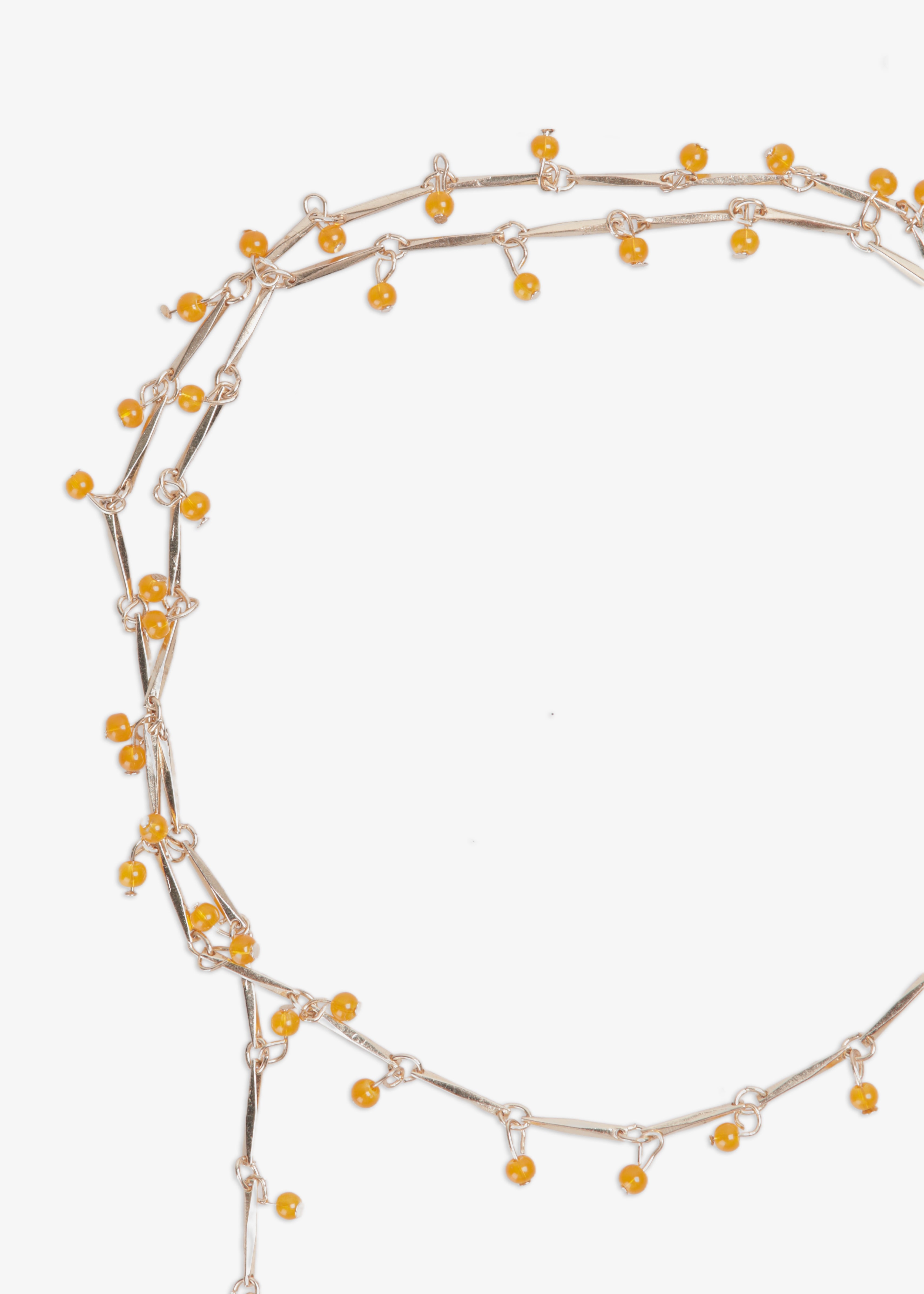 MIM Bisutería UNICA COLLAR PRUNE AMBAR
