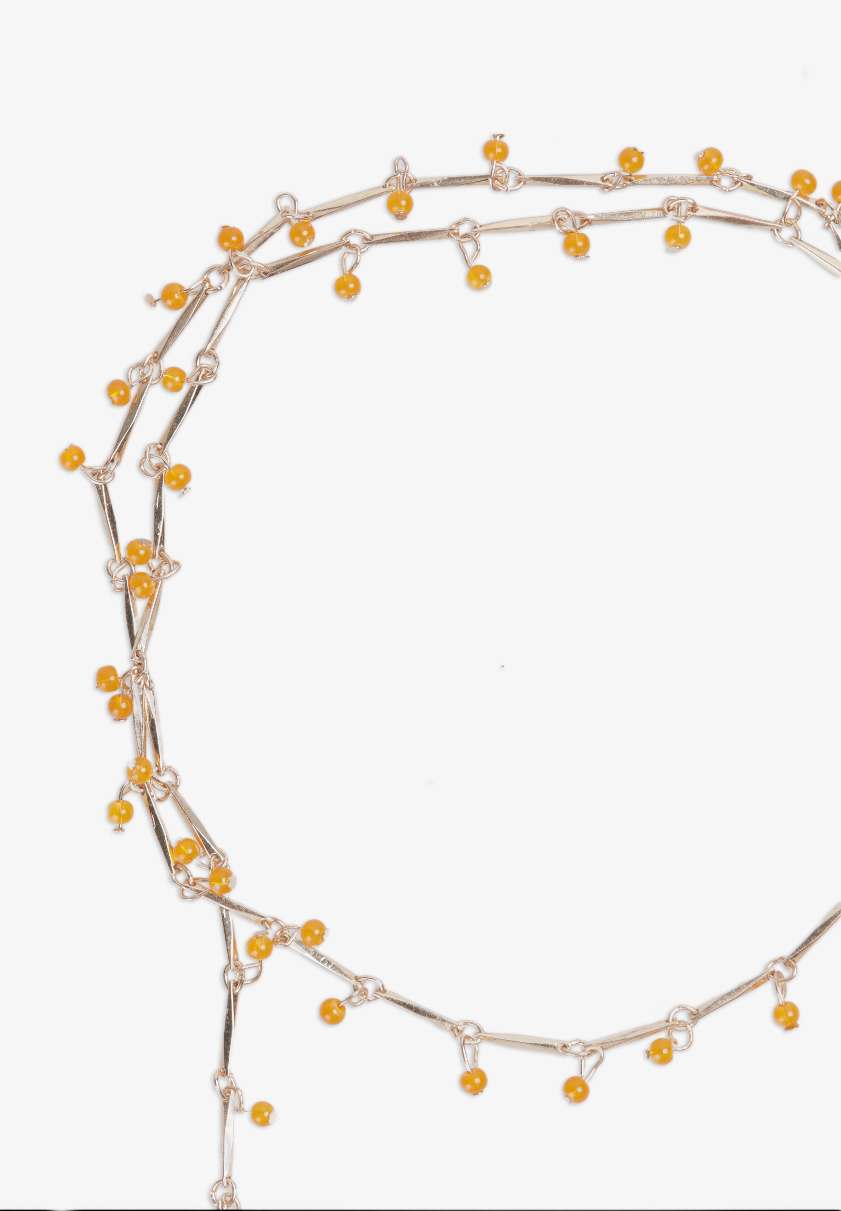 MIM Bisutería UNICA COLLAR PRUNE AMBAR