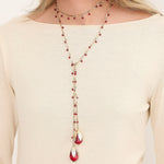 MIM Bisutería UNICA COLLAR PRUNE BURDEOS
