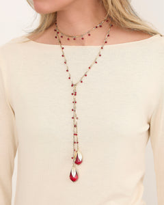 MIM Bisutería UNICA COLLAR PRUNE BURDEOS