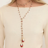 MIM Bisutería UNICA COLLAR PRUNE BURDEOS