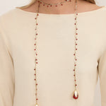 MIM Bisutería UNICA COLLAR PRUNE BURDEOS