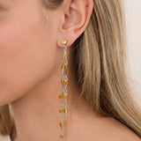 MIM Bisutería UNICA PENDIENTE PRUNE AMBAR