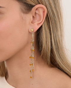 MIM Bisutería UNICA PENDIENTE PRUNE AMBAR