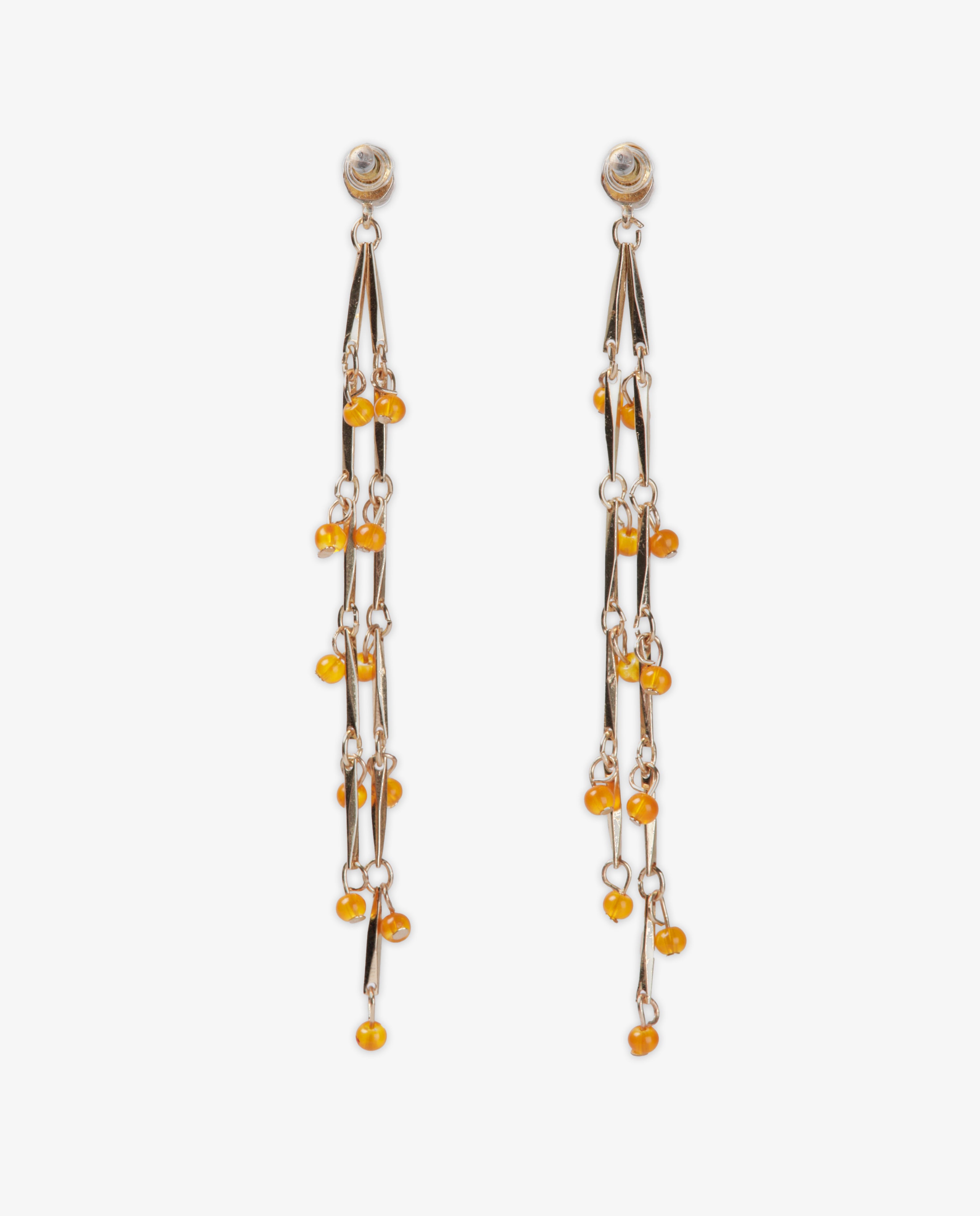 MIM Bisutería UNICA PENDIENTE PRUNE AMBAR