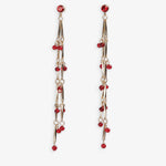 MIM Bisutería UNICA PENDIENTE PRUNE BURDEOS