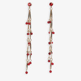 MIM Bisutería UNICA PENDIENTE PRUNE BURDEOS