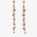 MIM Bisutería UNICA PENDIENTE PRUNE BURDEOS