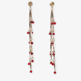 MIM Bisutería UNICA PENDIENTE PRUNE BURDEOS