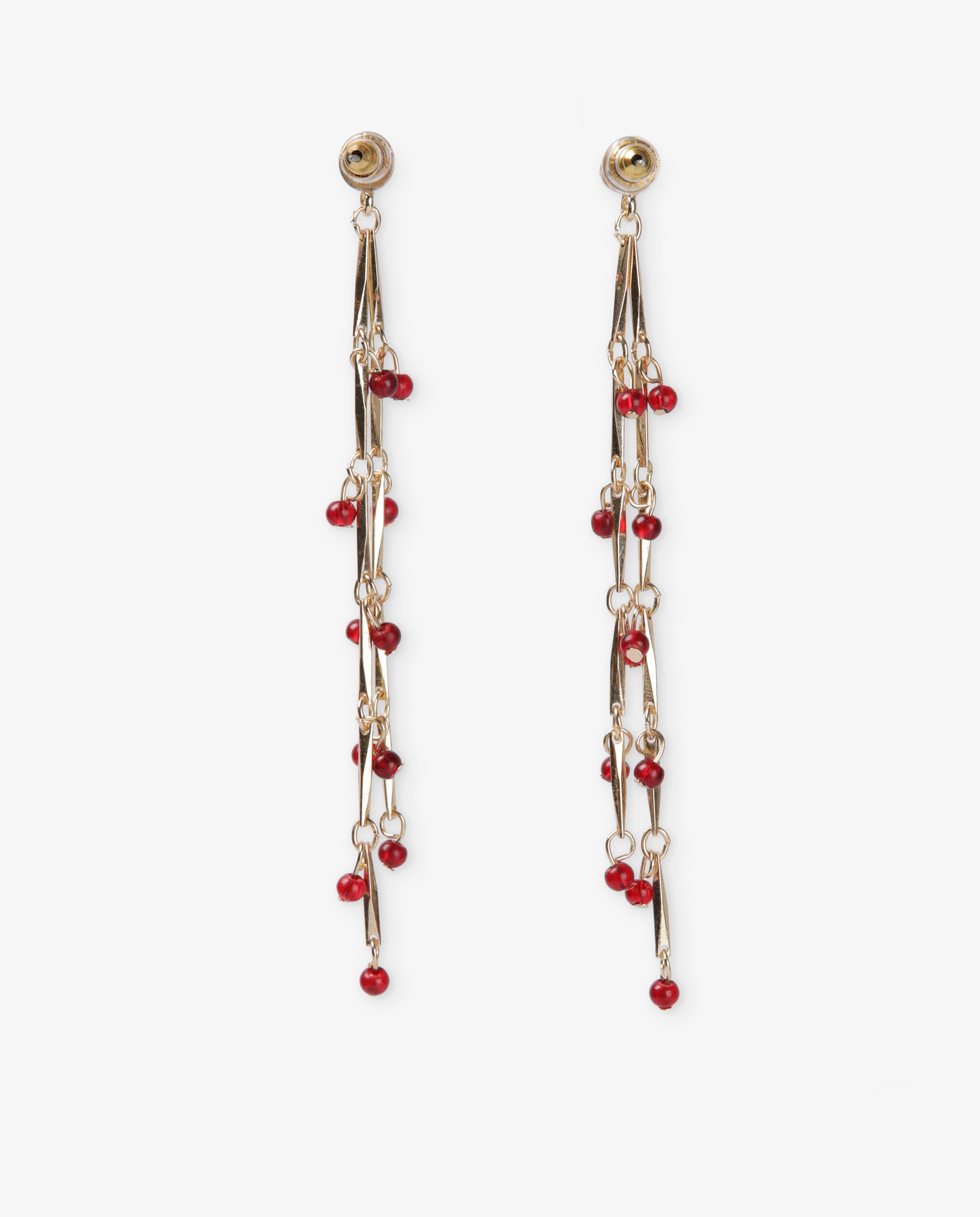 MIM Bisutería UNICA PENDIENTE PRUNE BURDEOS