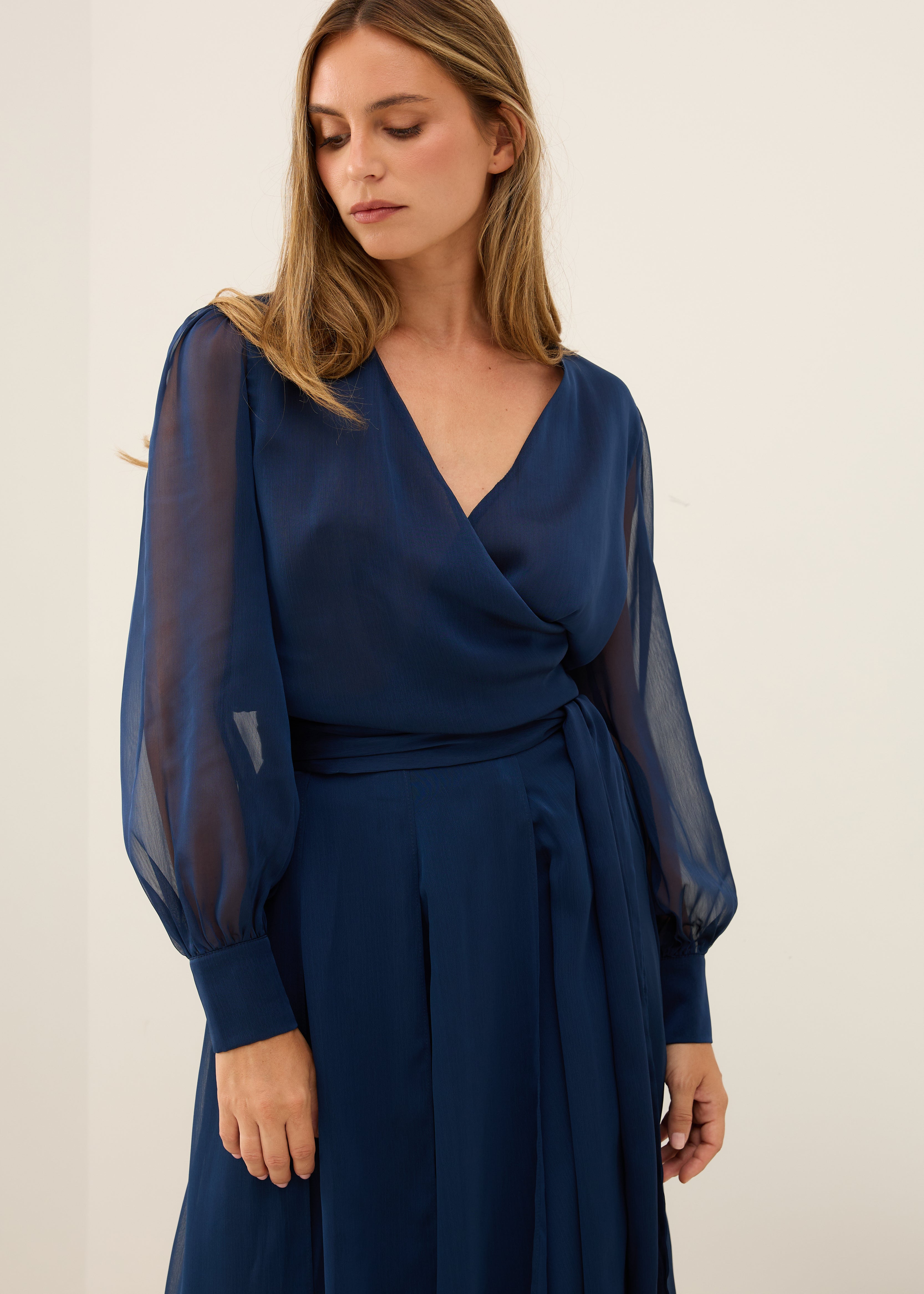 MIM Blusa BLUSA MEGAN AZUL MARINO