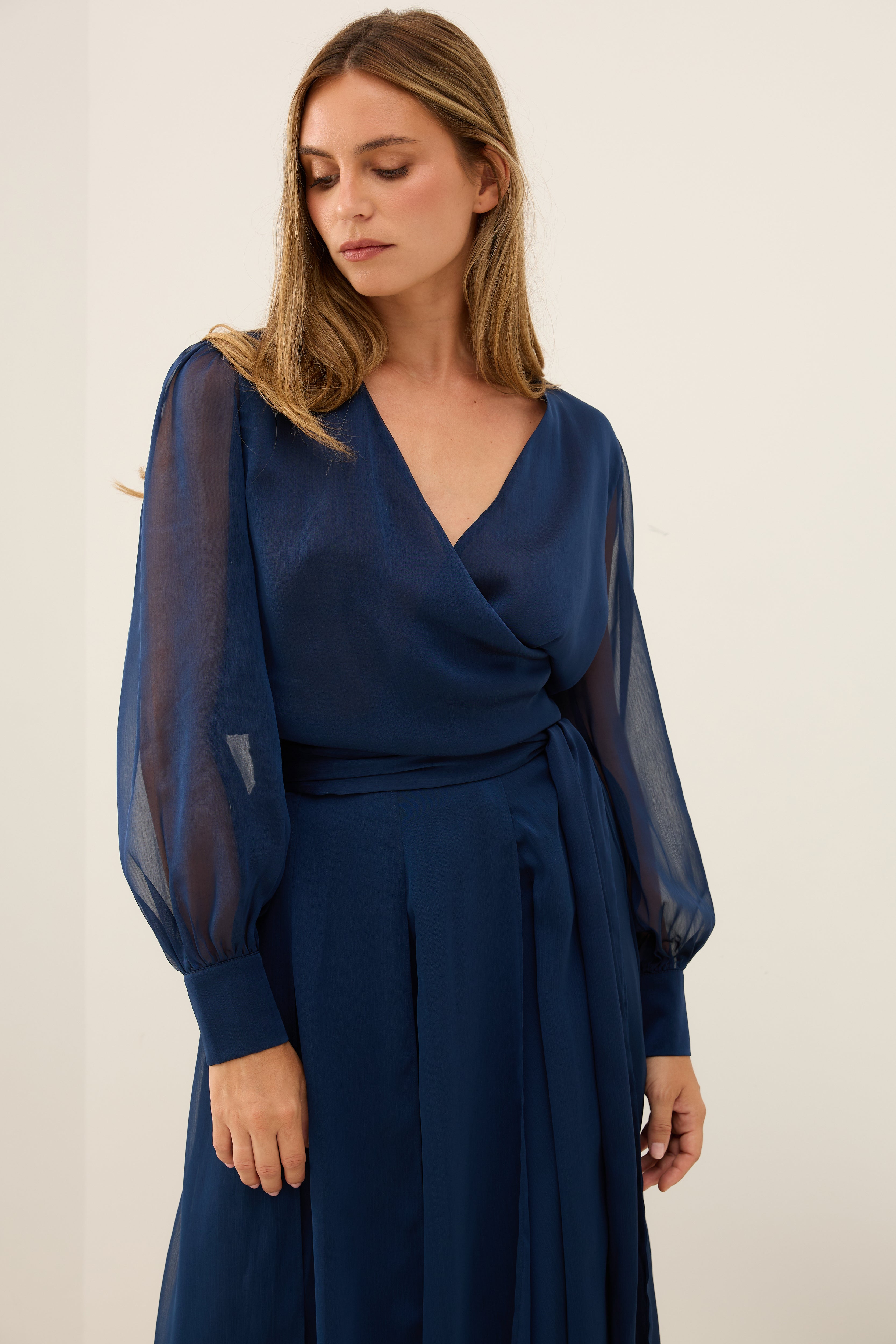 MIM Blusa BLUSA MEGAN AZUL MARINO