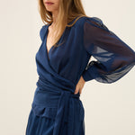 MIM Blusa BLUSA MEGAN AZUL MARINO