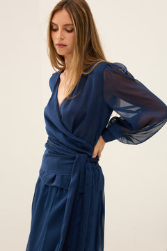 MIM Blusa BLUSA MEGAN AZUL MARINO