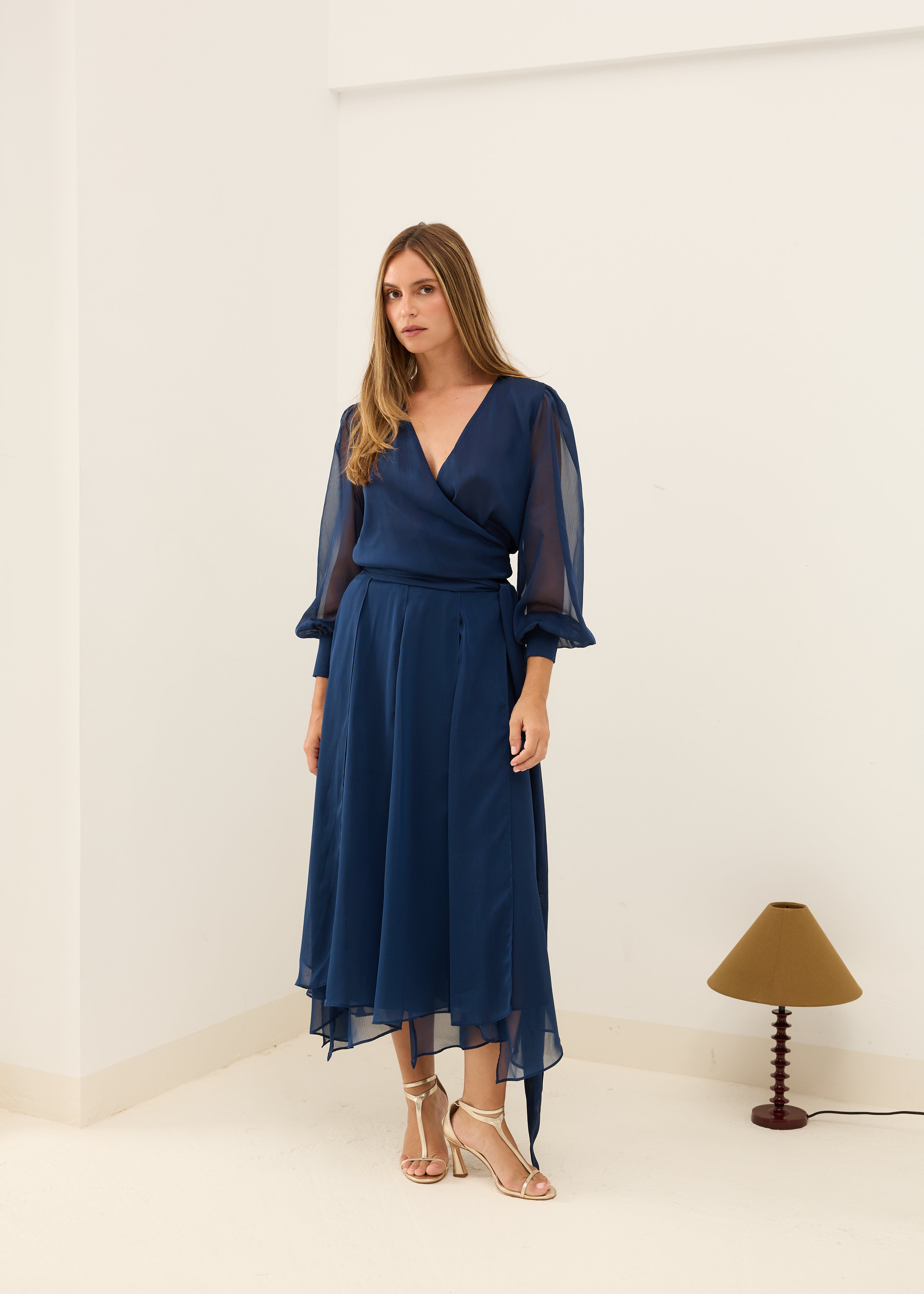 MIM Blusa BLUSA MEGAN AZUL MARINO