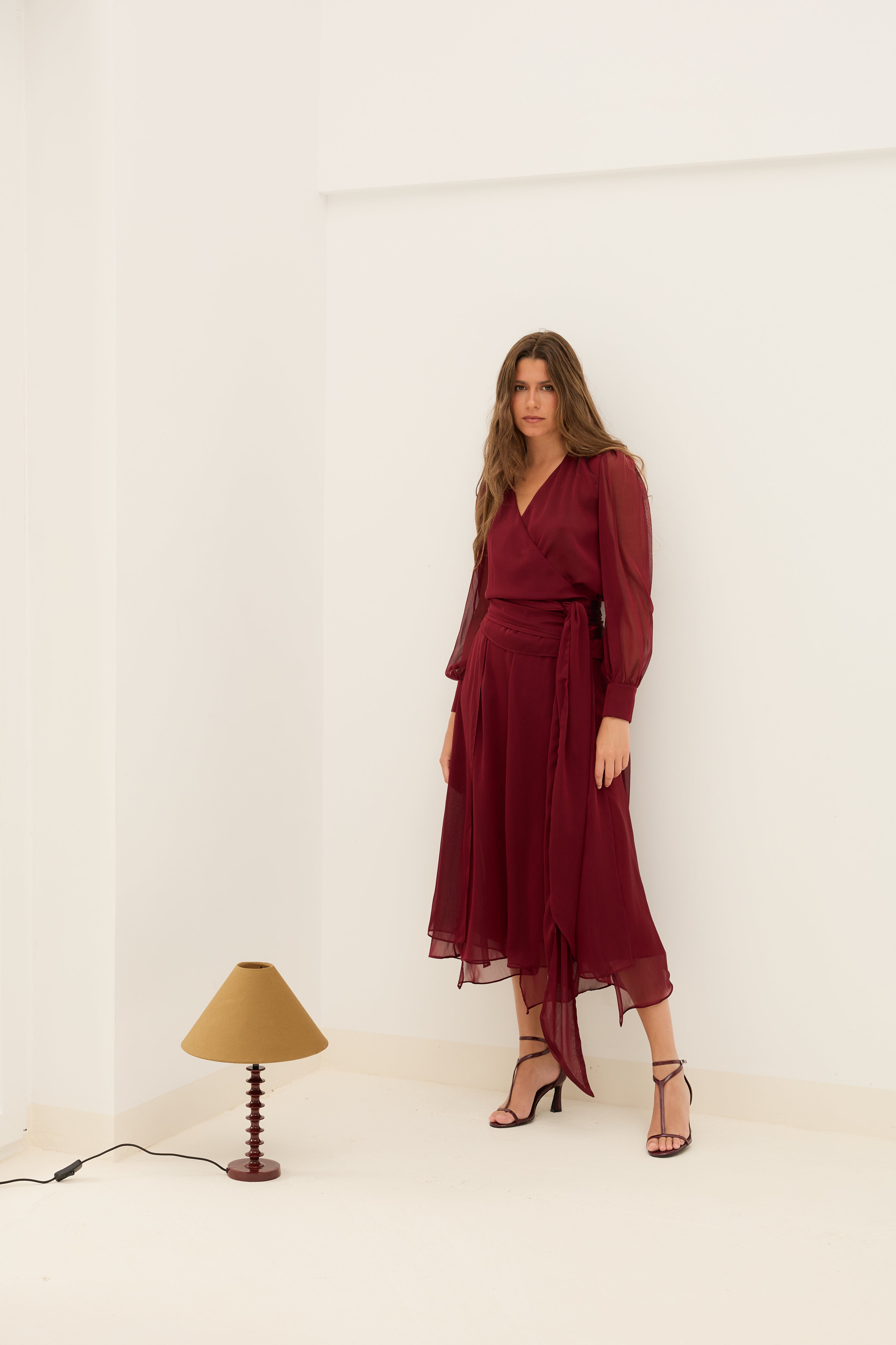 MIM Blusa BLUSA MEGAN BURDEOS