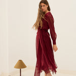 MIM Blusa BLUSA MEGAN BURDEOS