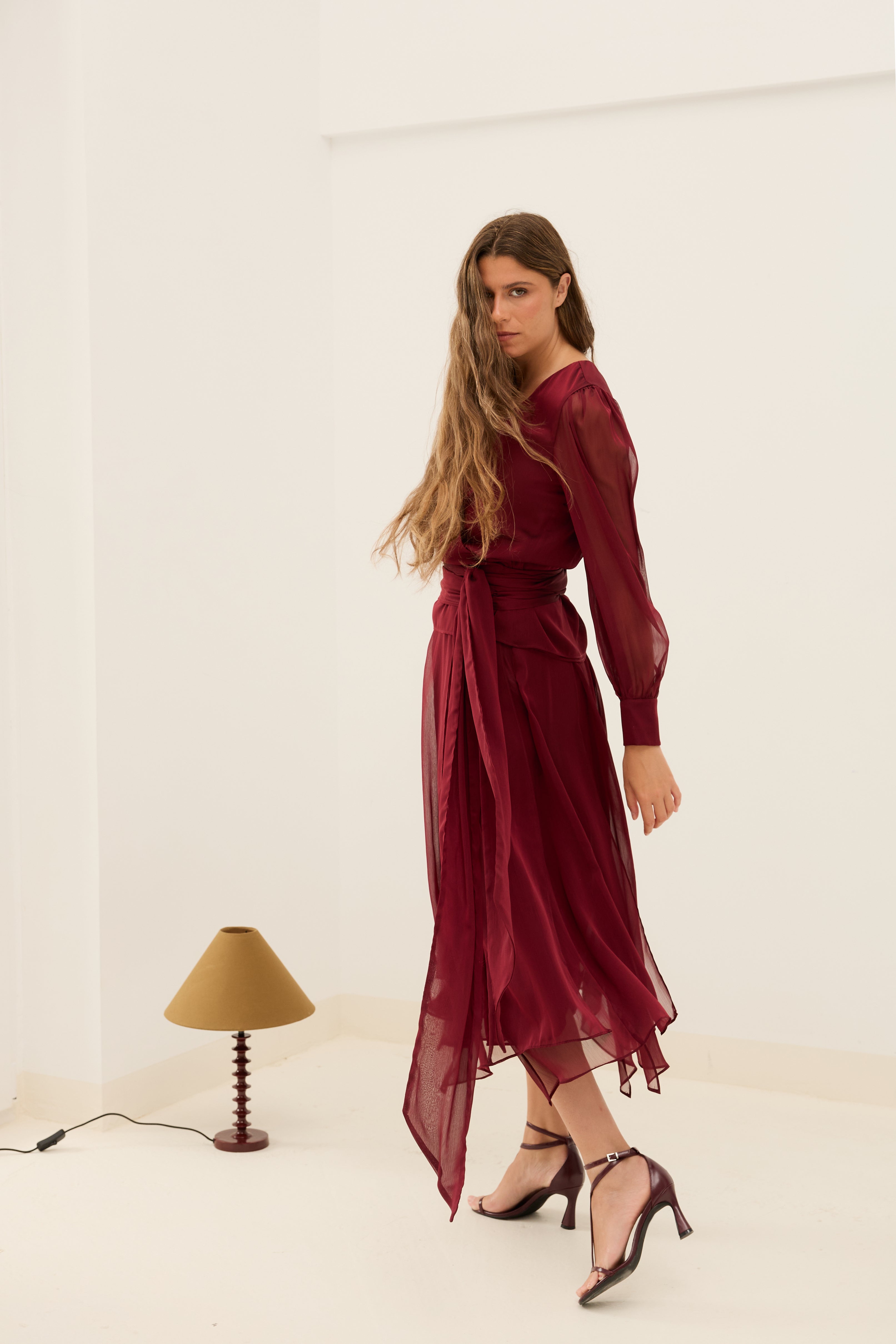 MIM Blusa BLUSA MEGAN BURDEOS