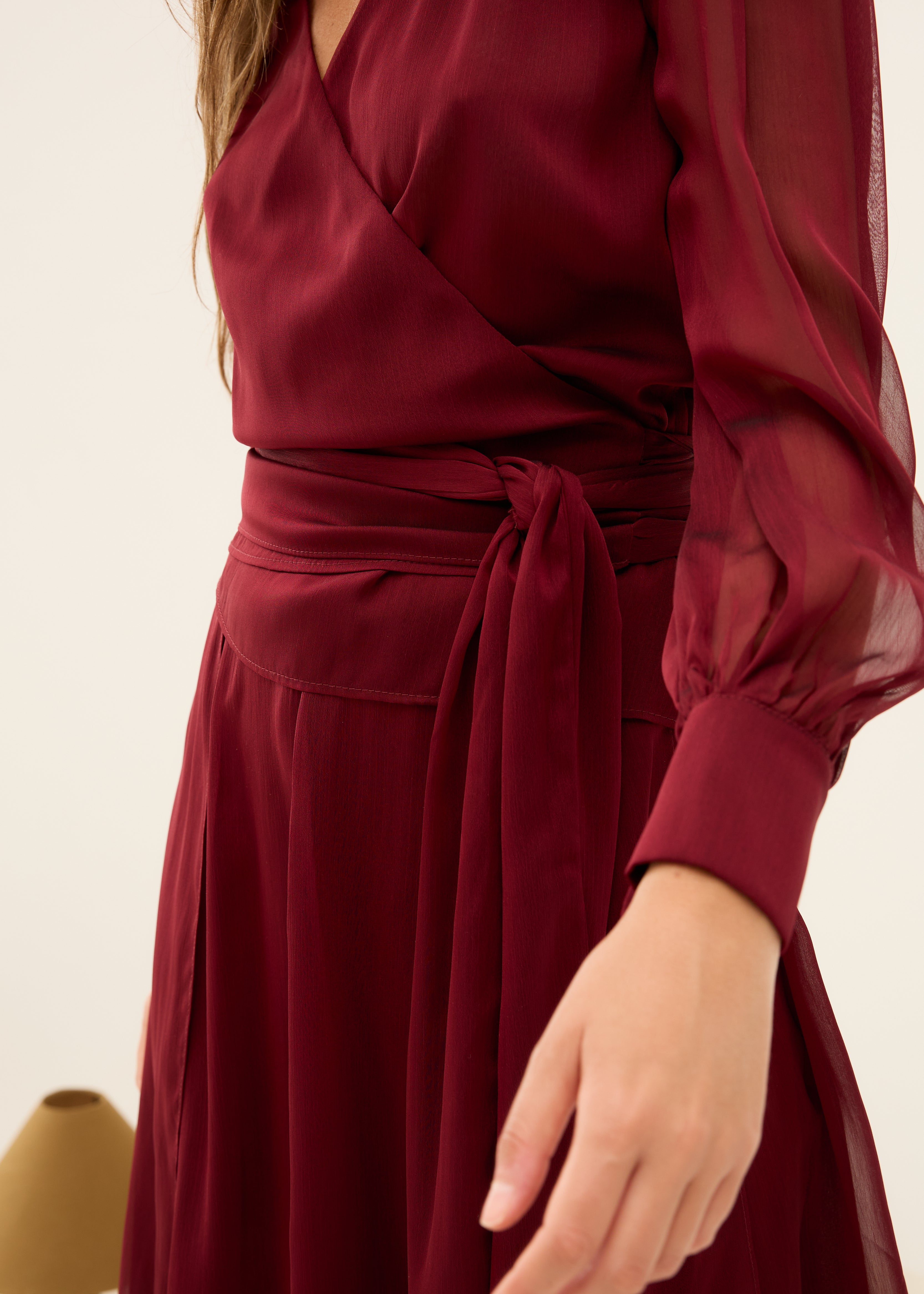 MIM Blusa BLUSA MEGAN BURDEOS