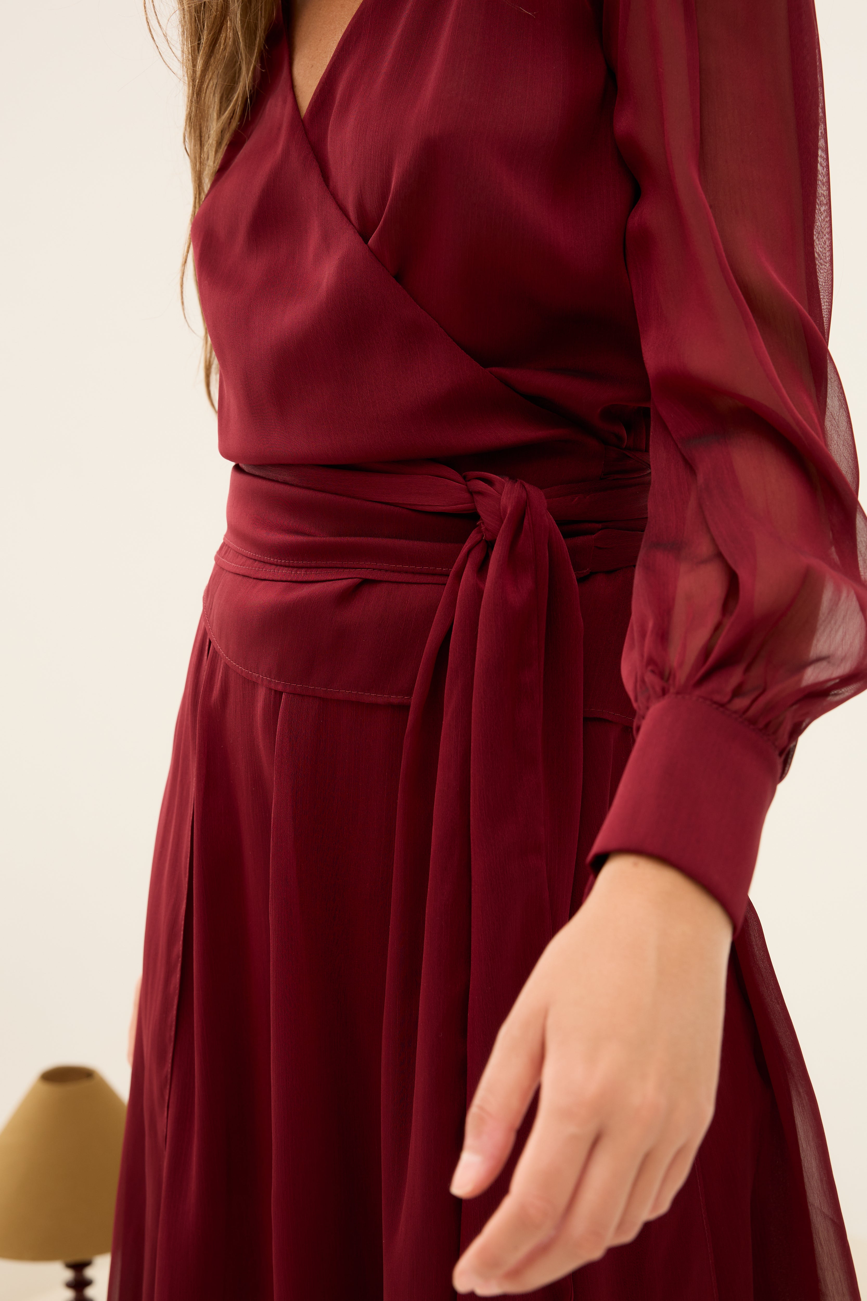 MIM Blusa BLUSA MEGAN BURDEOS