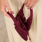 MIM Bolso UNICA KYE BAG BURDEOS