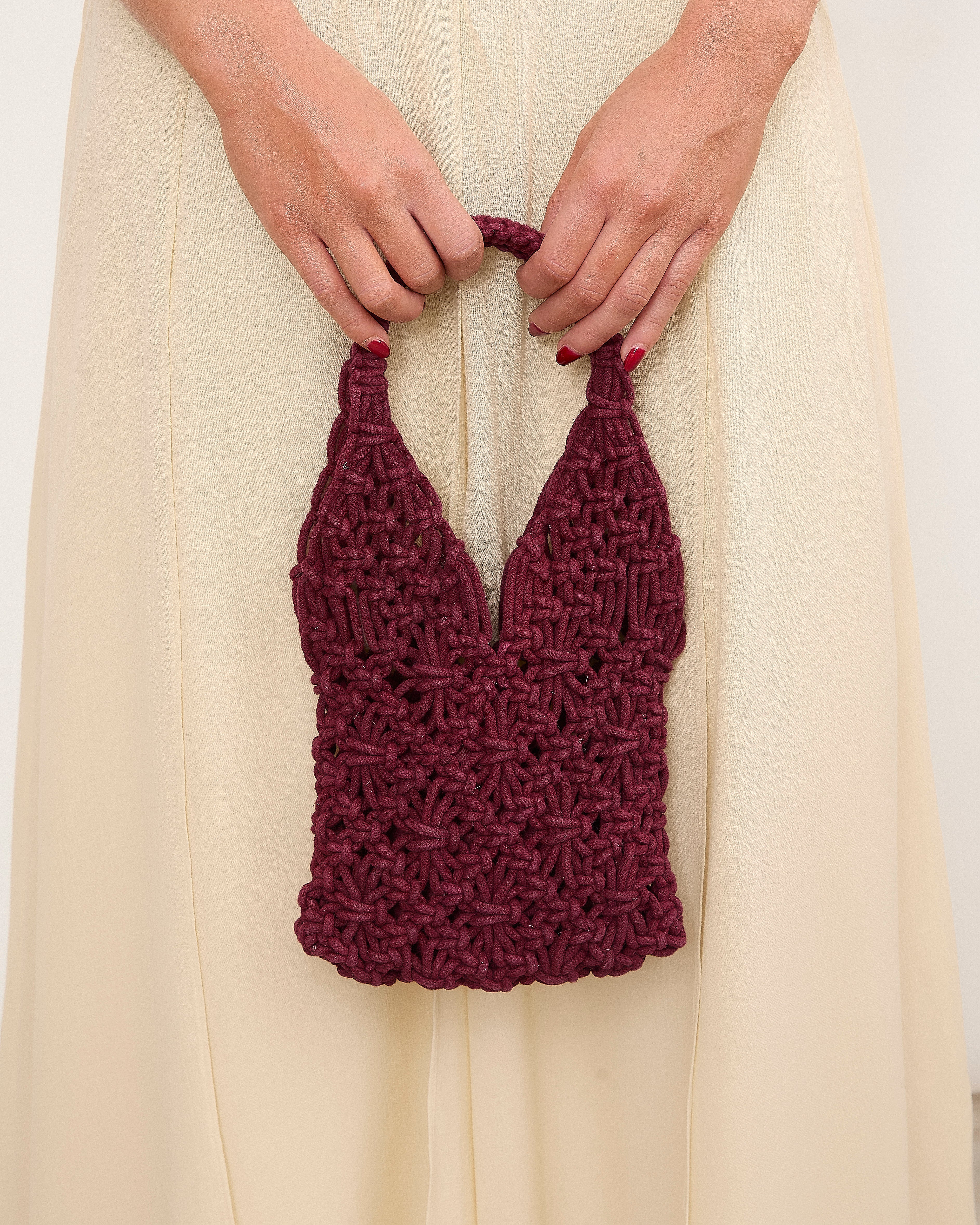 MIM Bolso UNICA KYE BAG BURDEOS