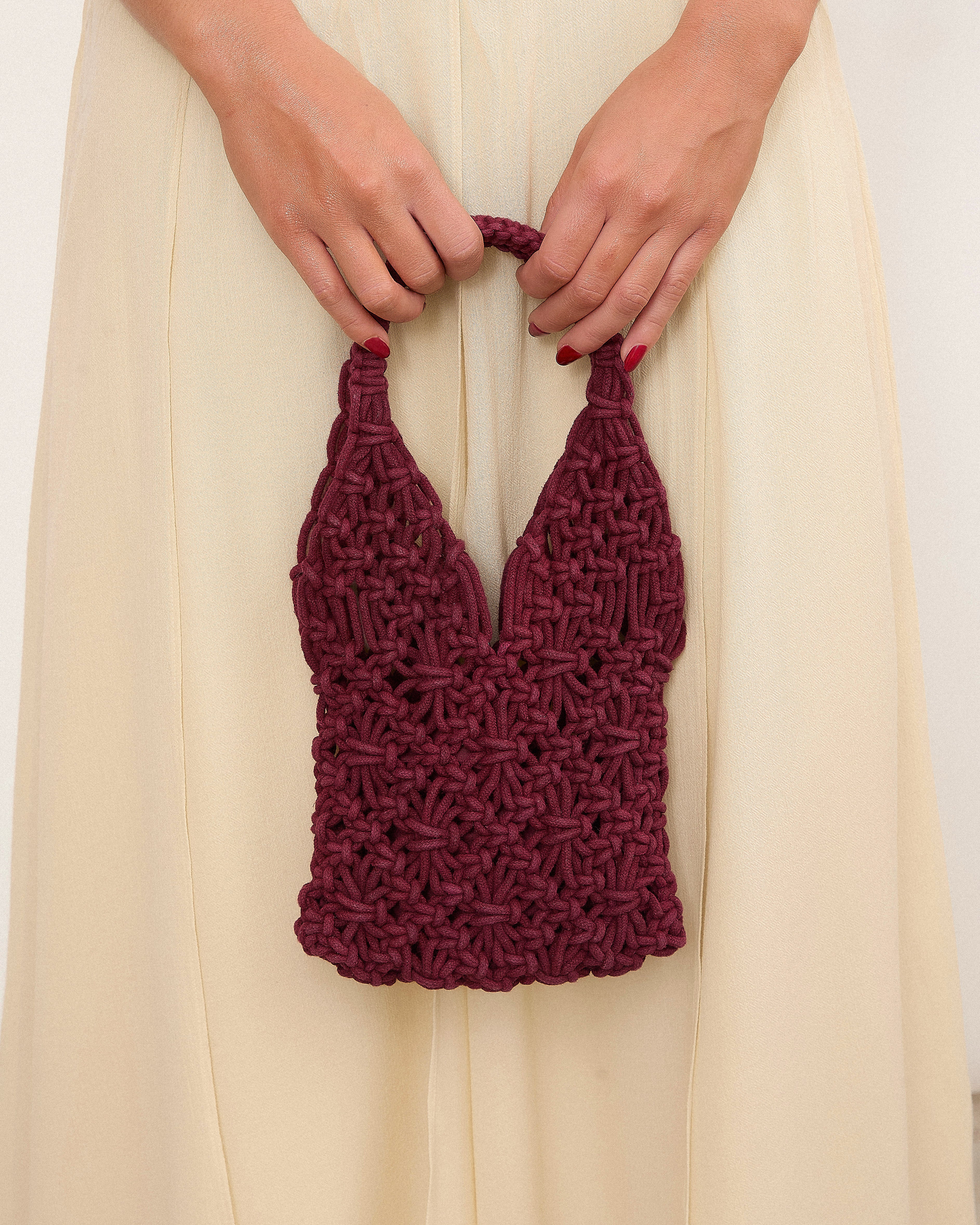 MIM Bolso UNICA KYE BAG BURDEOS