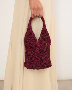 MIM Bolso UNICA KYE BAG BURDEOS