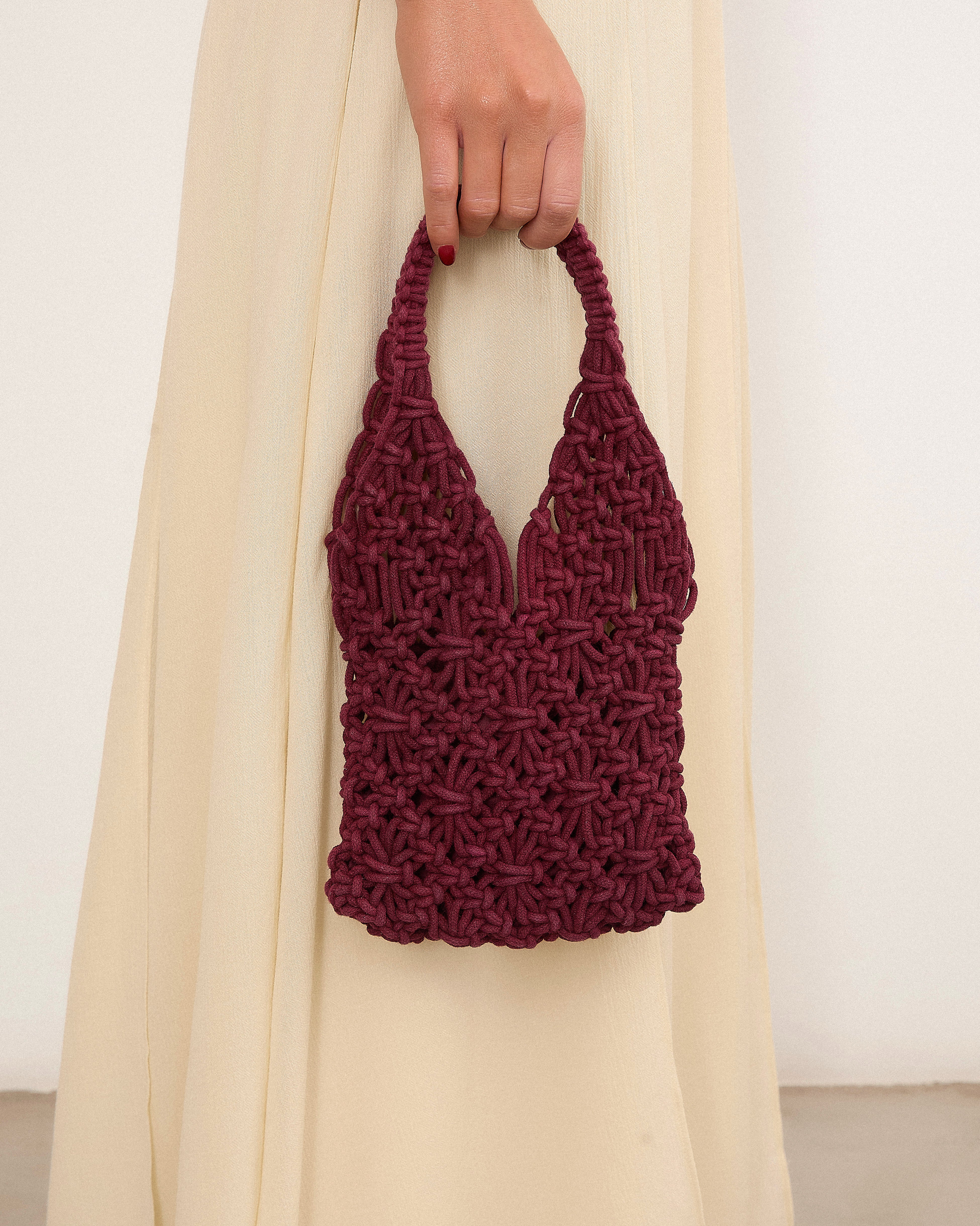 MIM Bolso UNICA KYE BAG BURDEOS