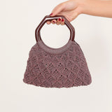 MIM Bolso UNICA PIPA BAG BERENJENA