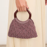 MIM Bolso UNICA PIPA BAG BERENJENA