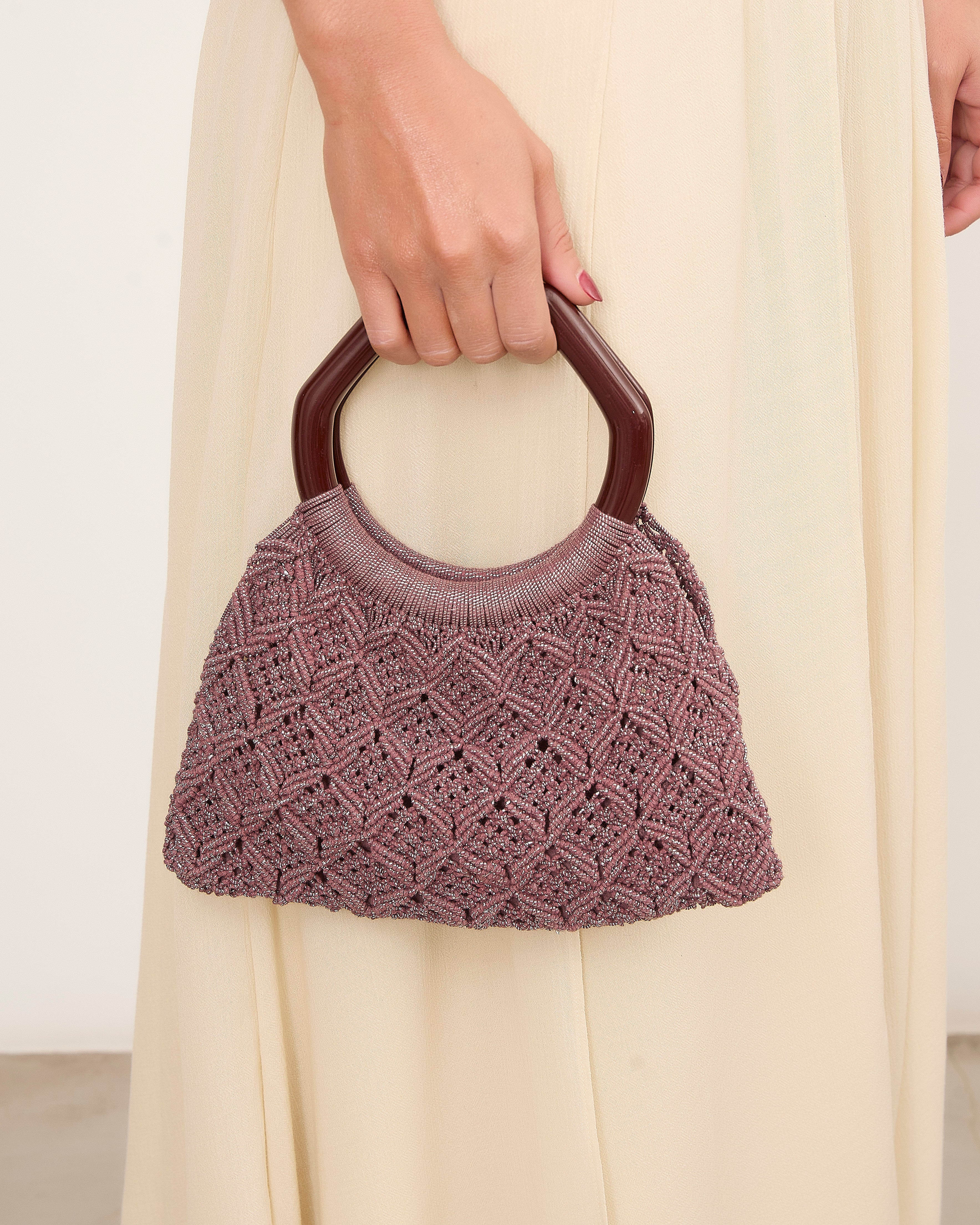 MIM Bolso UNICA PIPA BAG BERENJENA