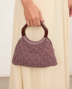 MIM Bolso UNICA PIPA BAG BERENJENA