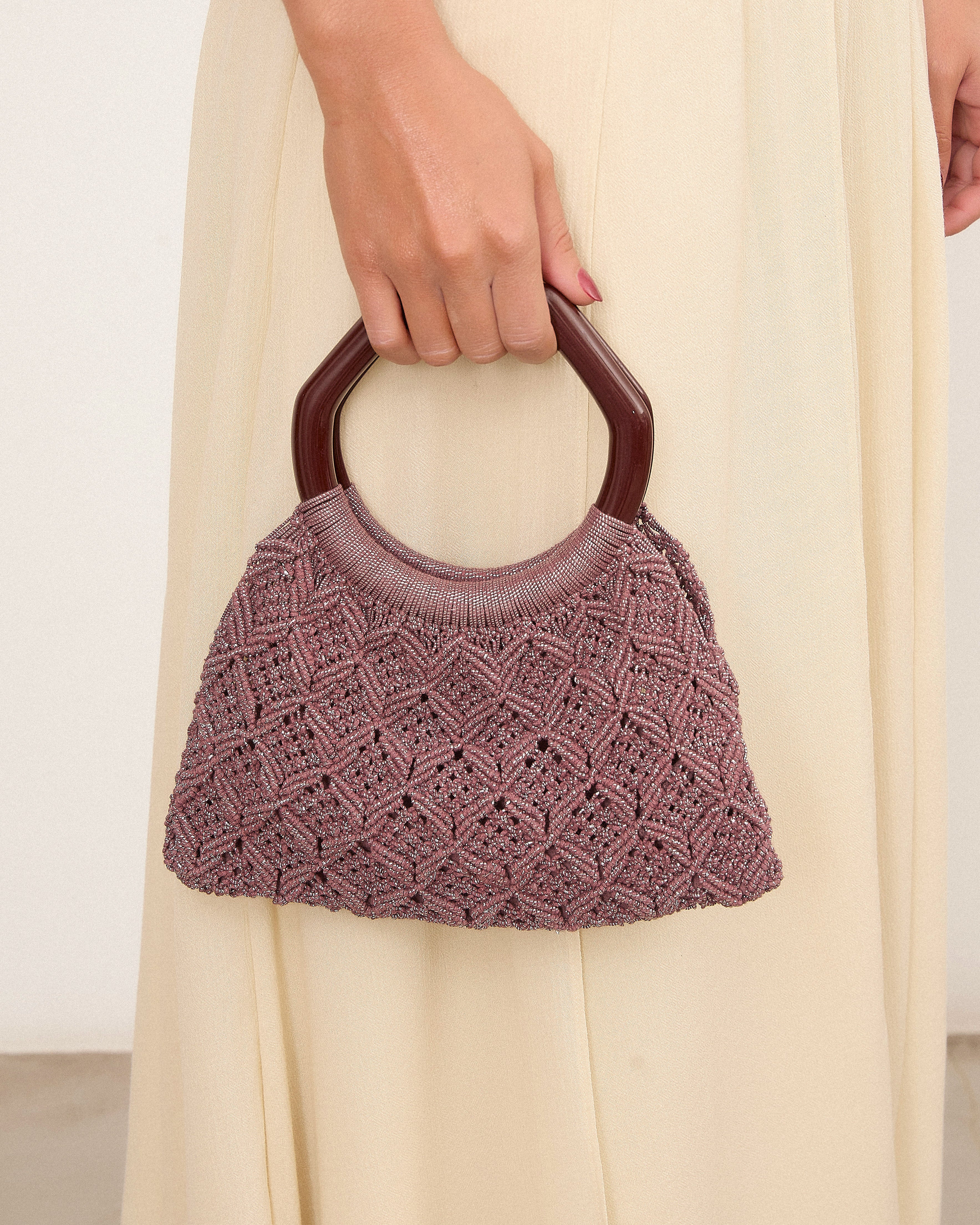 MIM Bolso UNICA PIPA BAG BERENJENA