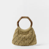 MIM Bolso UNICA PIPA BAG DORADO