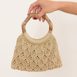 MIM Bolso UNICA PIPA BAG DORADO