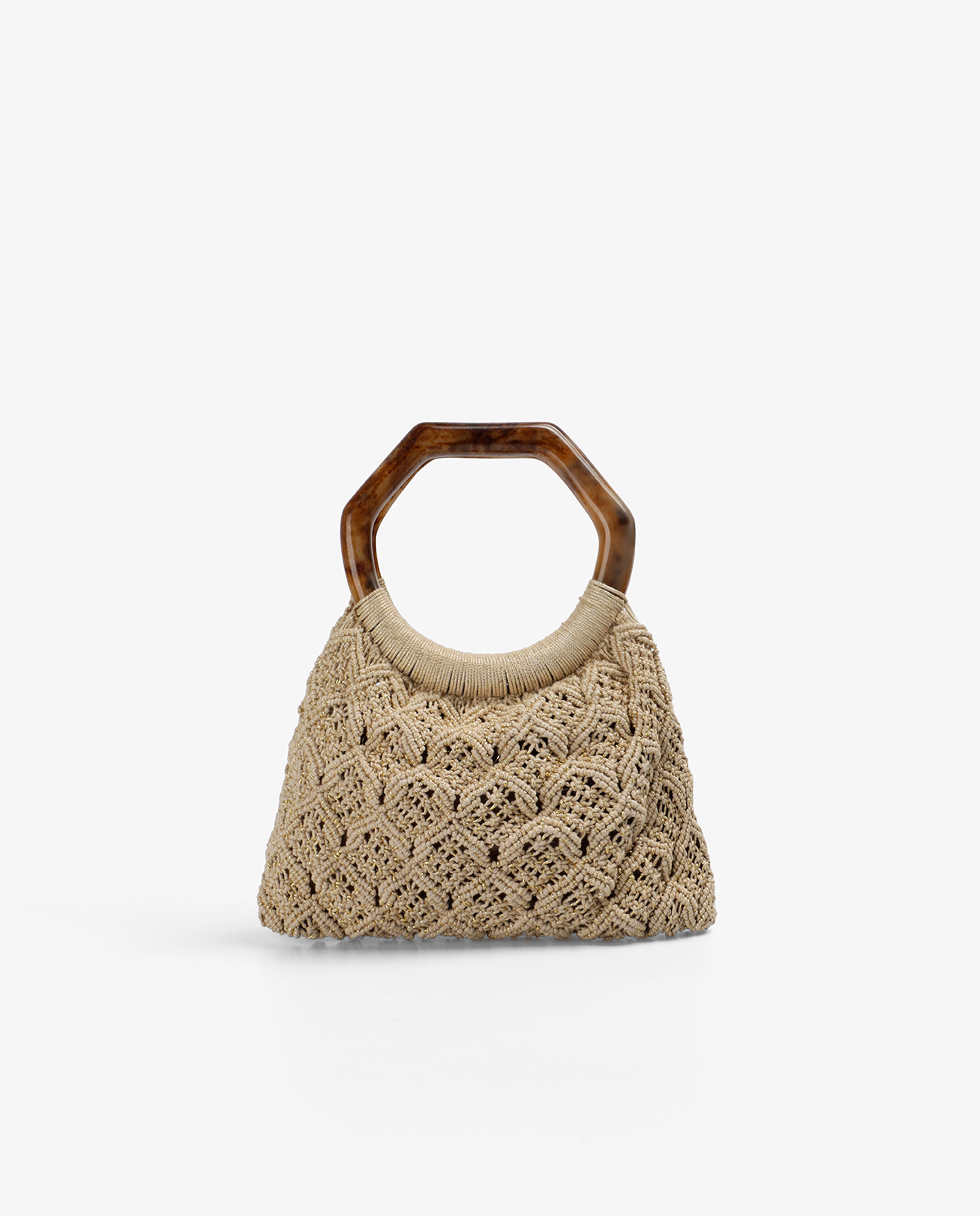 MIM Bolso UNICA PIPA BAG DORADO