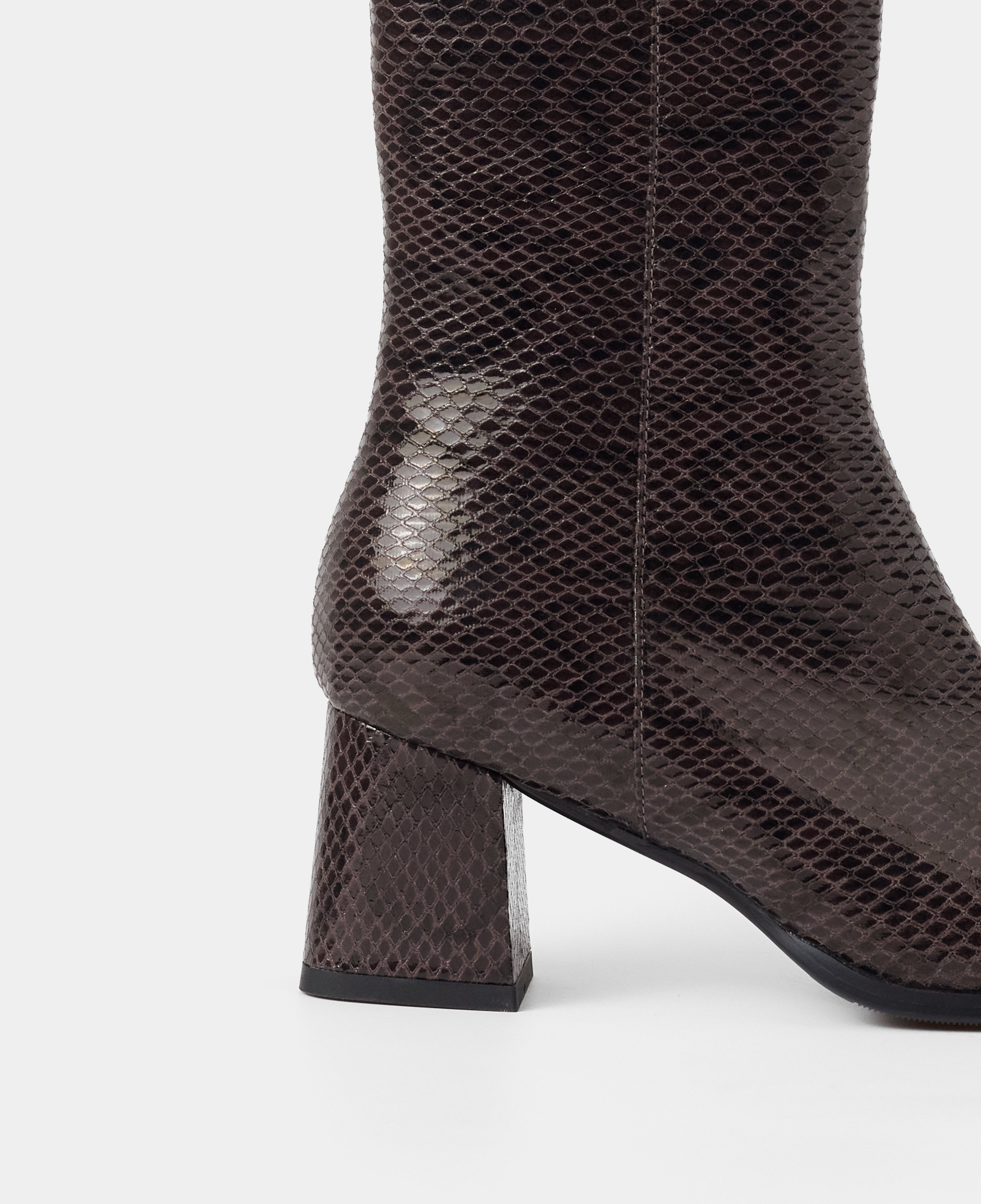MIM Botas y botines DYLAN CHOCOLATE SNAKE