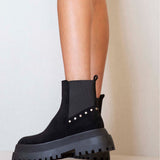 MIM Botas y botines FLORENCIA SUEDE NEGRO