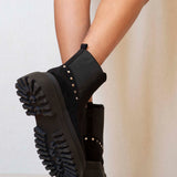 MIM Botas y botines FLORENCIA SUEDE NEGRO
