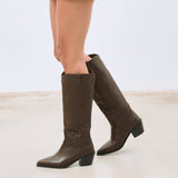 MIM Botas y botines HUGA CHOCOLATE