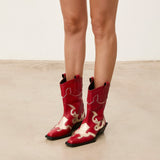 MIM Botas y botines LORY WESTERN ROJO