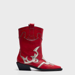 MIM Botas y botines Lory Western Rojo