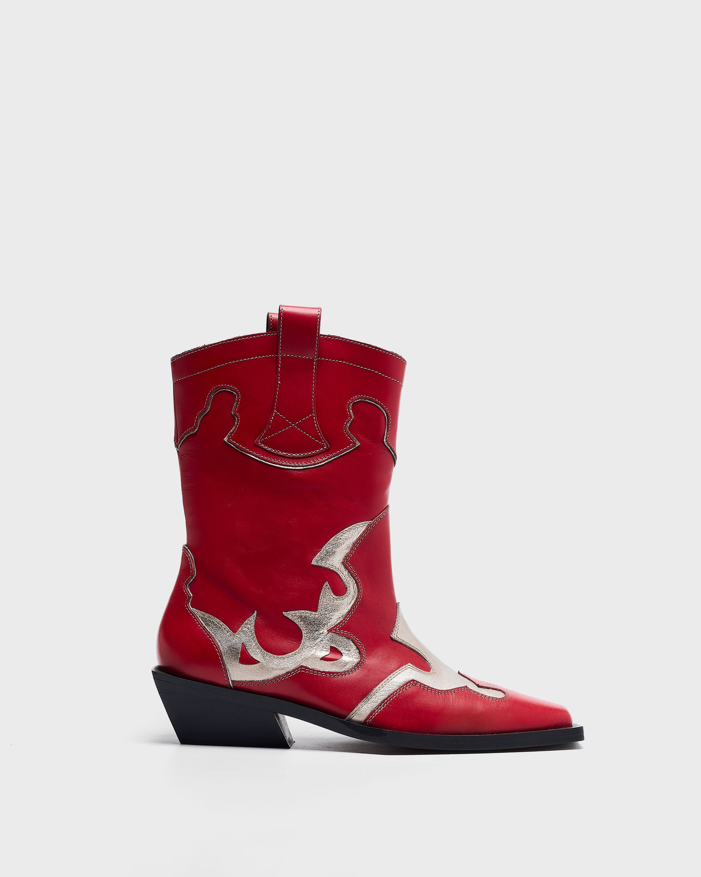 MIM Botas y botines Lory Western Rojo