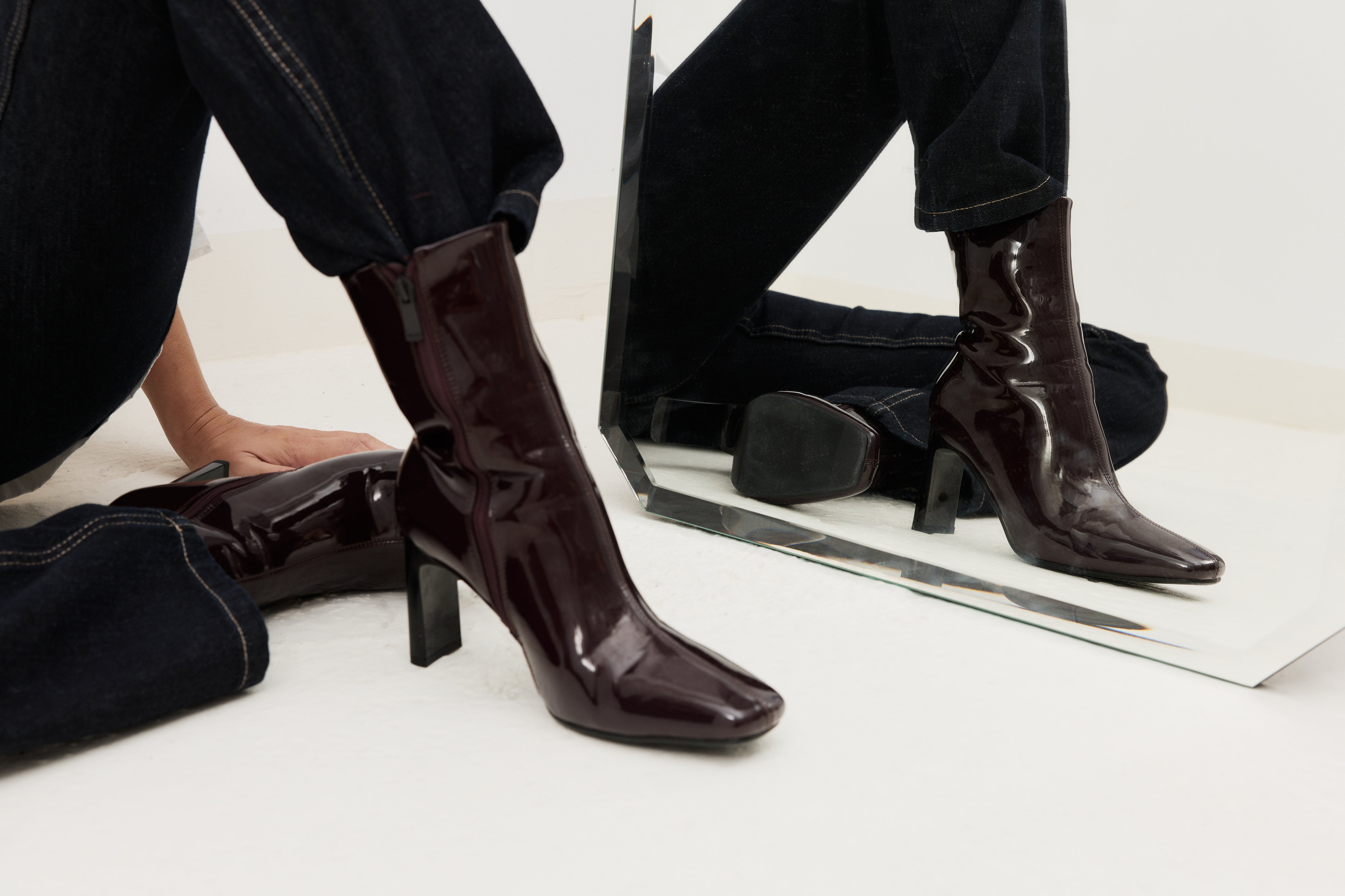 MIM Botas y botines PRIM BURDEOS