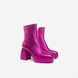 MIM Botas y botines YASU ROSA METALIZADO