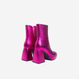 MIM Botas y botines YASU ROSA METALIZADO